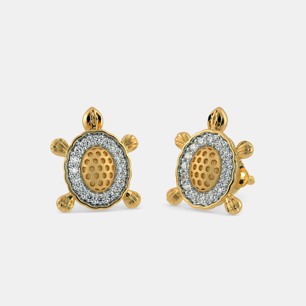 The Tortoise Earrings | BlueStone.com