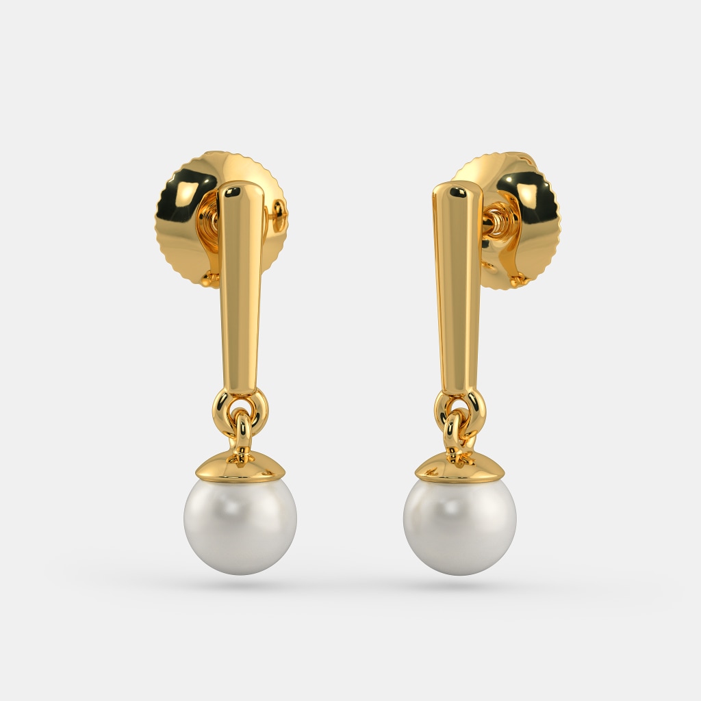 The Amathea Small Drop Earrings | BlueStone.com